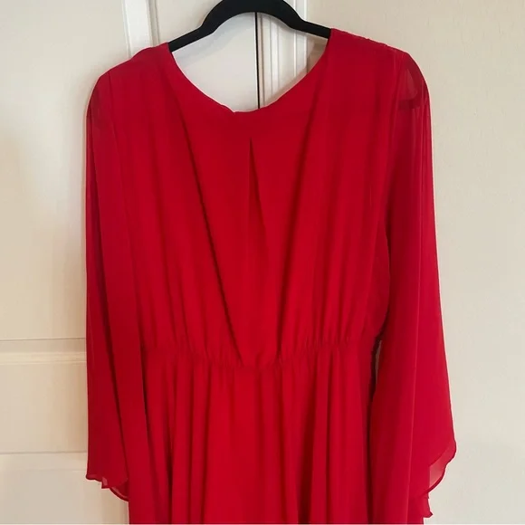 Meghan LA Lilypad Red Maxi Dress - Picture 11 of 11